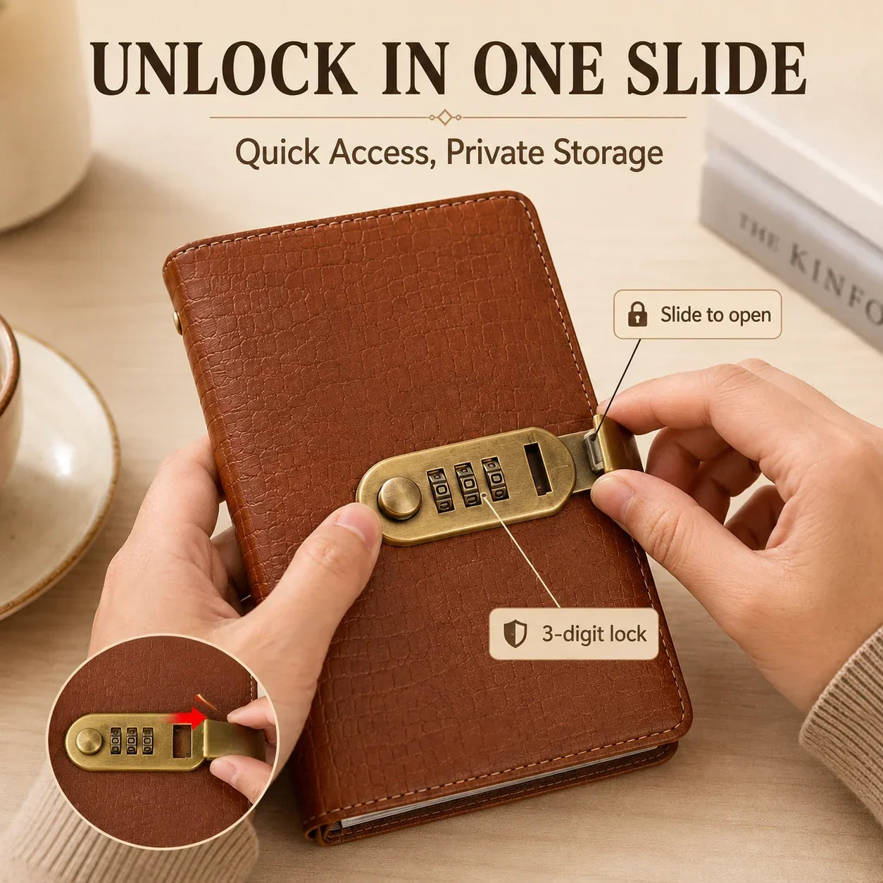 🔐Locking Banknote Collection Booklet | Holds 100 Bills💵