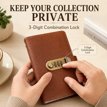 🔐Locking Banknote Collection Booklet | Holds 100 Bills💵