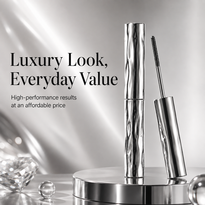 🌟 Black Waterproof Mascara – Lengthen, Lift & Curl