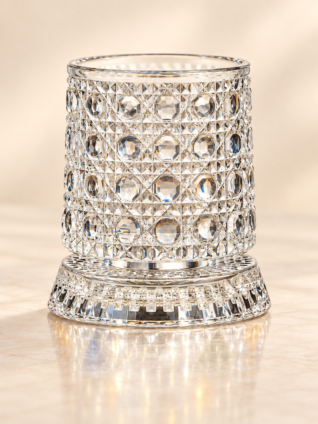 🎁🔥Luxury 360° Spinning Crystal Glass