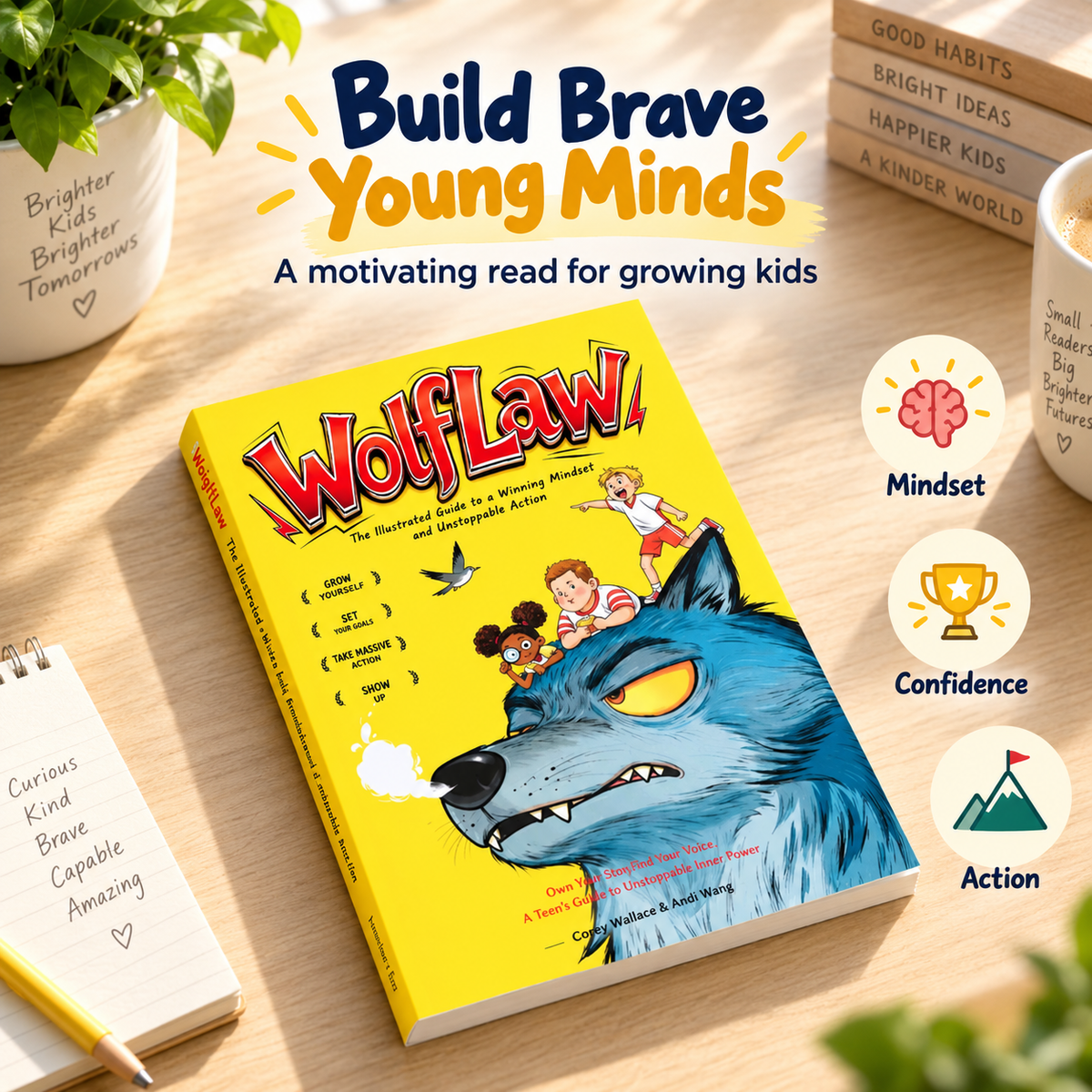 🐺 Wolf LAW Teen Adventure Comic Book | Build Courage, Confidence & Growth Mindset for Kids