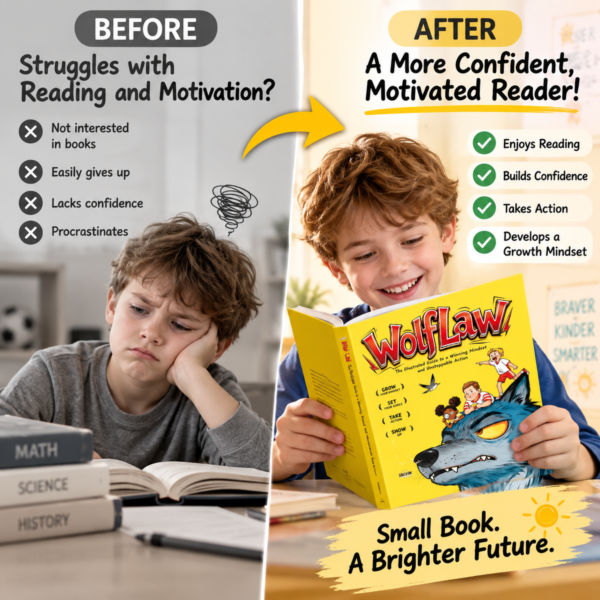 🐺 Wolf LAW Teen Adventure Comic Book | Build Courage, Confidence & Growth Mindset for Kids