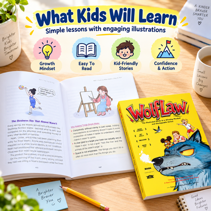 🐺 Wolf LAW Teen Adventure Comic Book | Build Courage, Confidence & Growth Mindset for Kids
