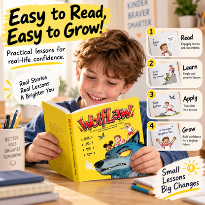 🐺 Wolf LAW Teen Adventure Comic Book | Build Courage, Confidence & Growth Mindset for Kids