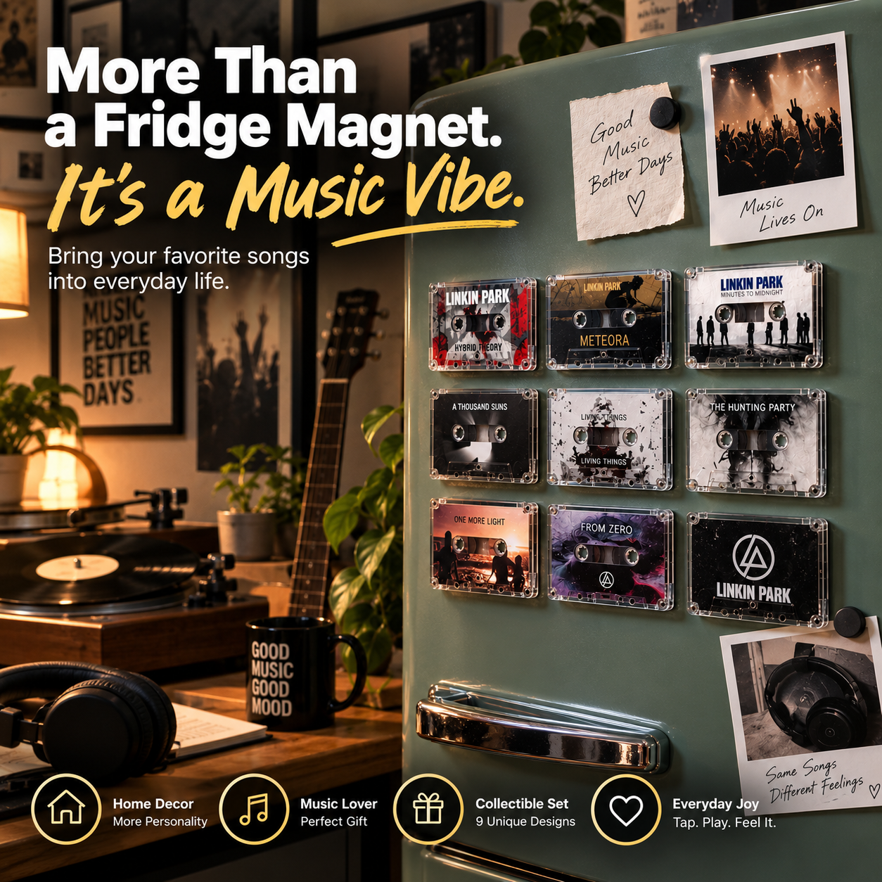 🎵 NFC Cassette Music Magnet – Turn Your Favorite Songs Into Memories