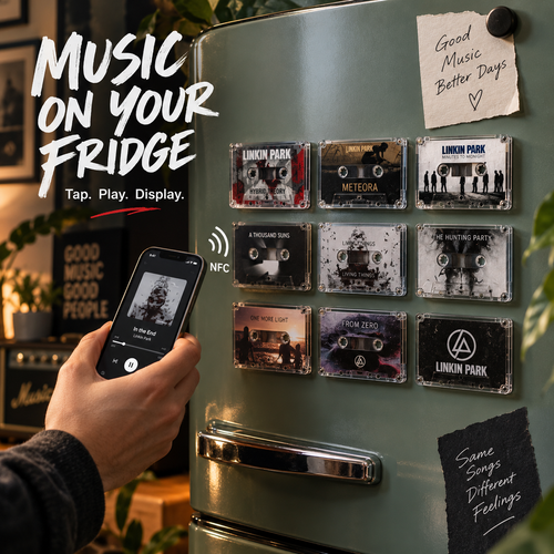 🎵 NFC Cassette Music Magnet – Turn Your Favorite Songs Into Memories