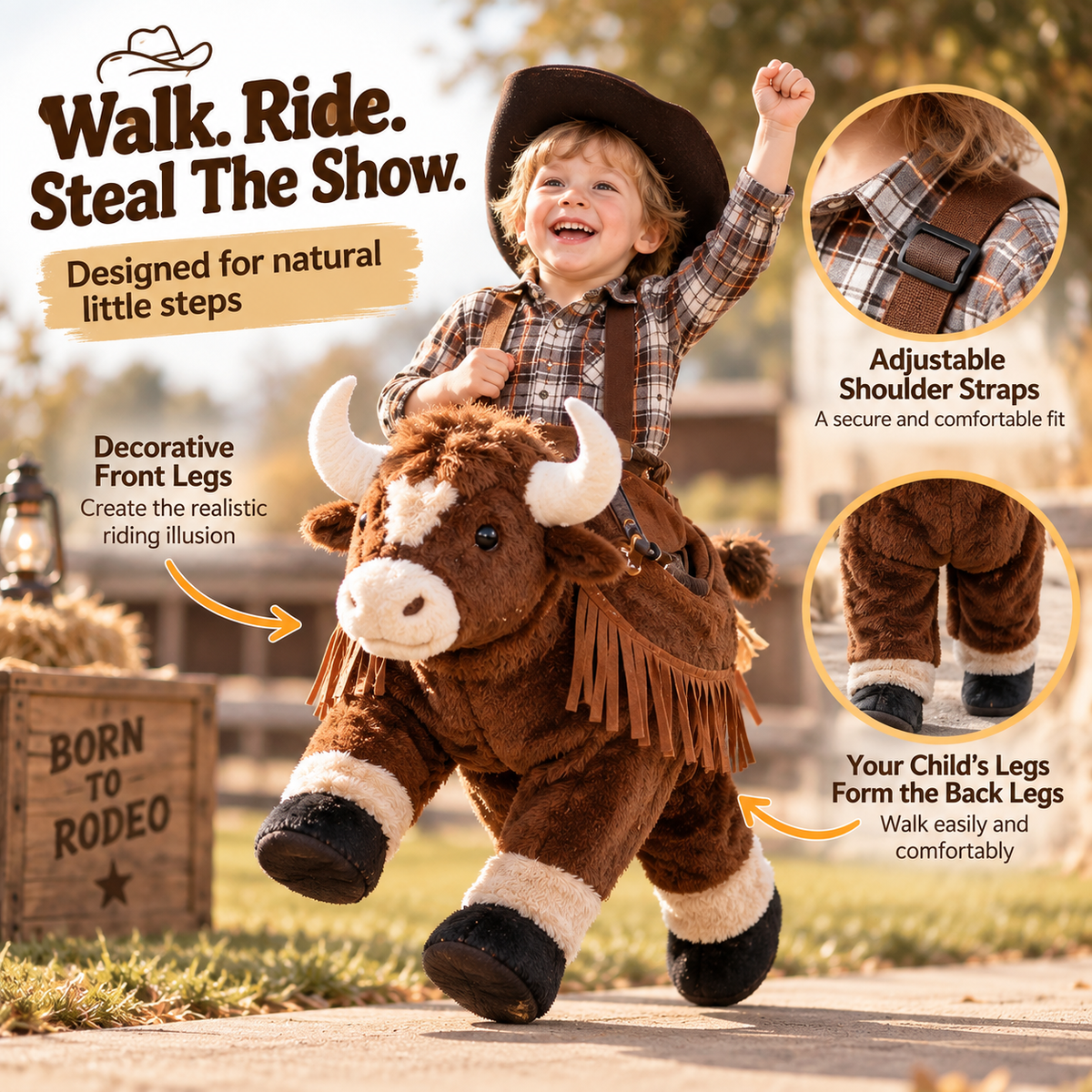 🤠 Baby Cowboy Outfit Costume | Cute Western Halloween Outfit For Toddlers