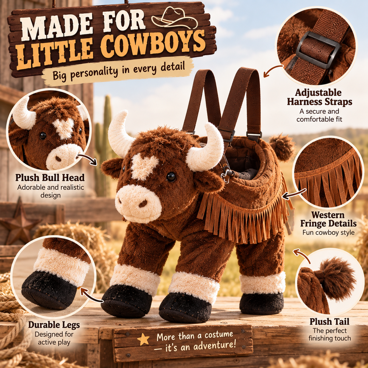 🤠 Baby Cowboy Outfit Costume | Cute Western Halloween Outfit For Toddlers