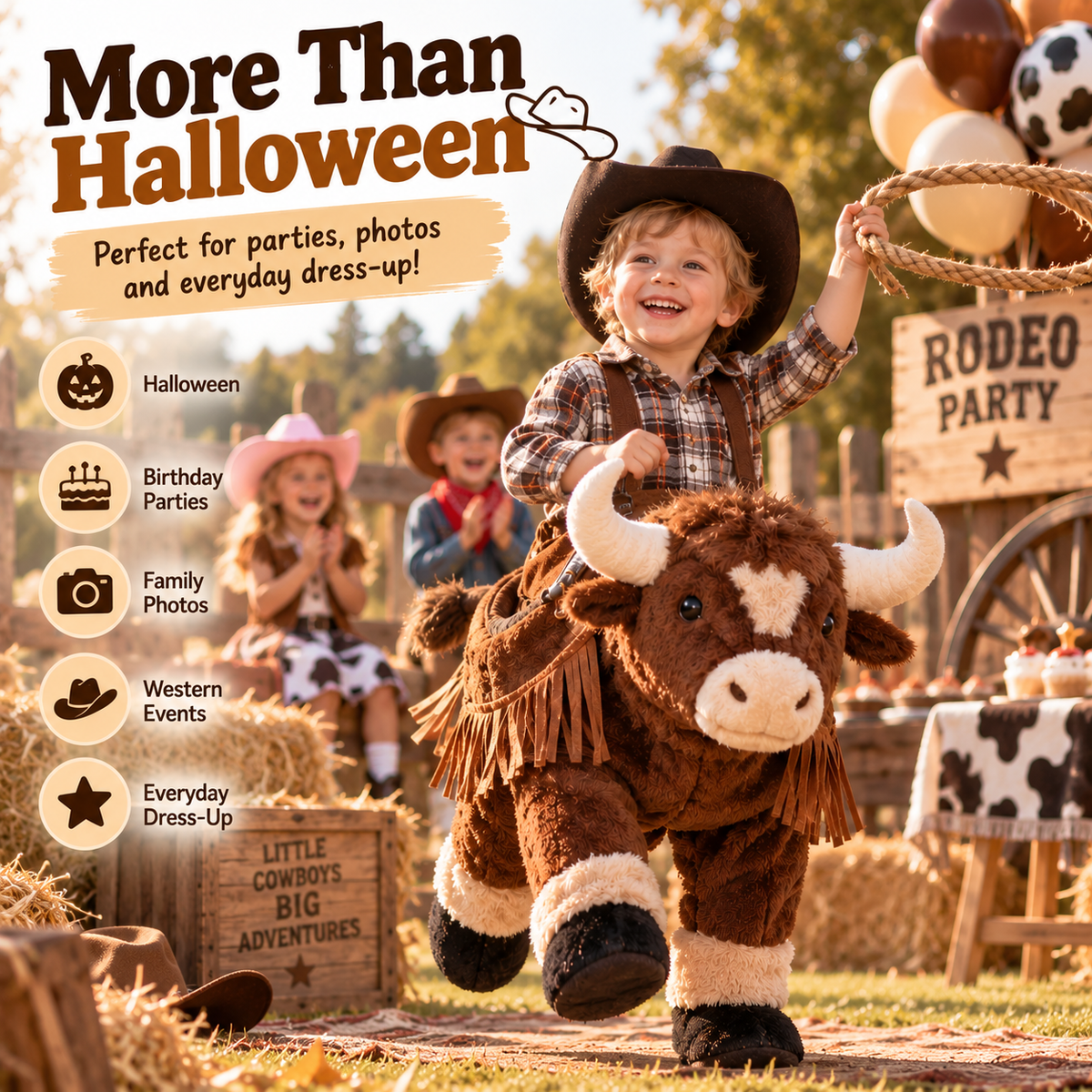 🤠 Baby Cowboy Outfit Costume | Cute Western Halloween Outfit For Toddlers