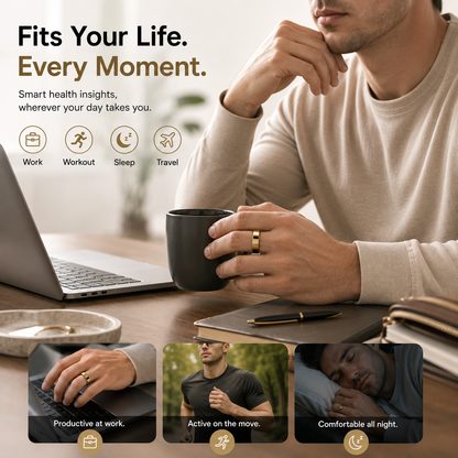 Smart Health Ring for Men & Women – Sleep, Heart Rate & Activity Tracker