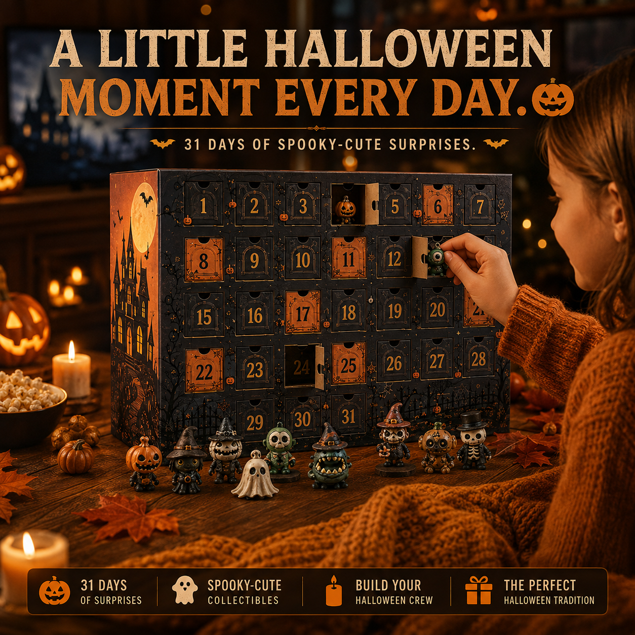 🎃31-Day Halloween Countdown Mystery Box