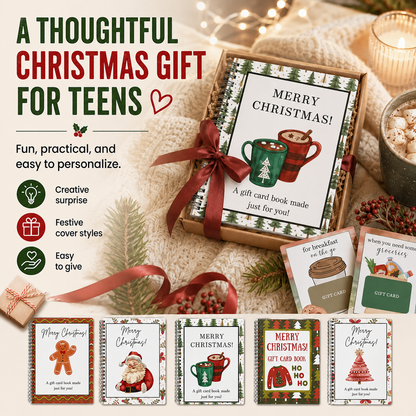 🔥 LIMITED-TIME 50% OFF — Christmas Gift Card Book