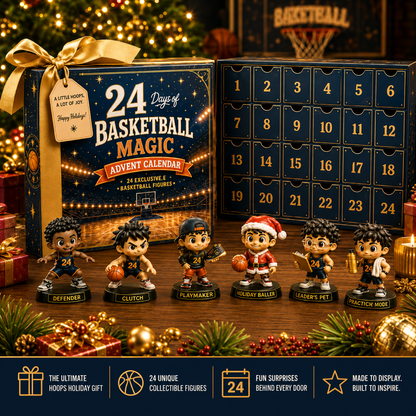 24 Days of Basketball Magic Advent Calendar | 24 Collectible Basketball Figures 🏀