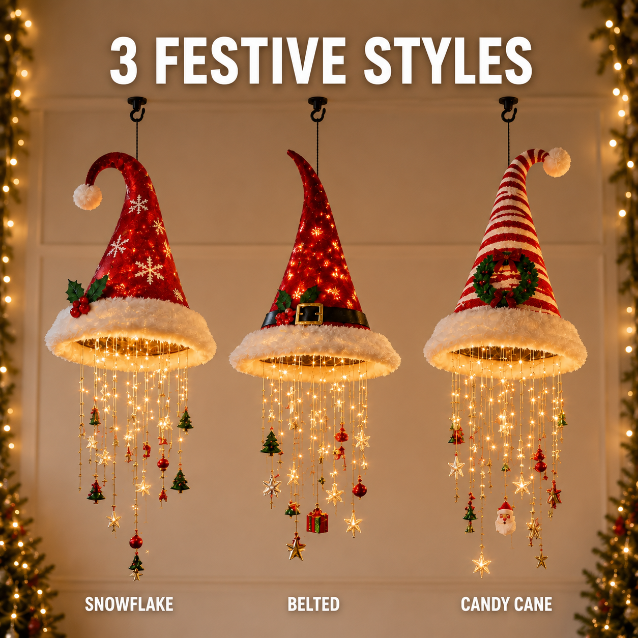 ✨ Holiday Lighted Garland – Make Christmas Glow
