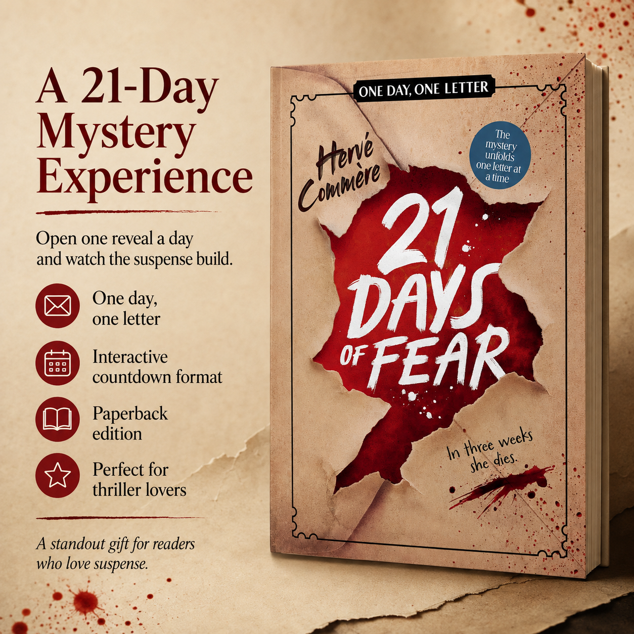 👁️ 21 Days of Fear – Interactive Mystery Thriller with 21 Sealed Chapters
