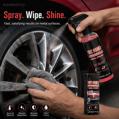 🚗 Metal Polish Restorer Spray – Chrome, Stainless Steel & Aluminum Care