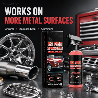 🚗 Metal Polish Restorer Spray – Chrome, Stainless Steel & Aluminum Care