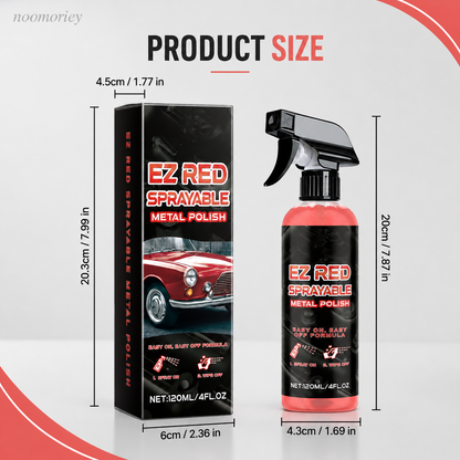 🚗 Metal Polish Restorer Spray – Chrome, Stainless Steel & Aluminum Care