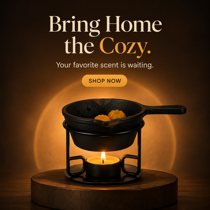 🔥 Mini Skillet Wax Melt Warmer