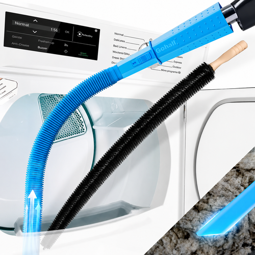 Dryer Vent Cleaner Kit | Deep Lint Vacuum Attachment