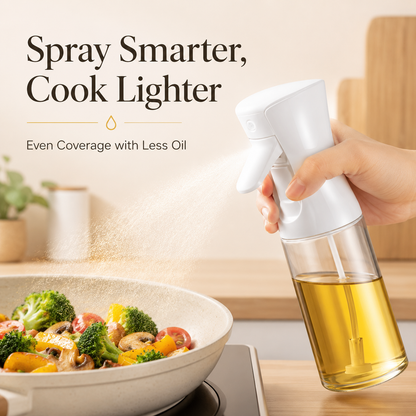 🍳 Electric Oil Sprayer Bottle – One Touch Cooking Oil Mister For Air Fryer & Healthy Cooking