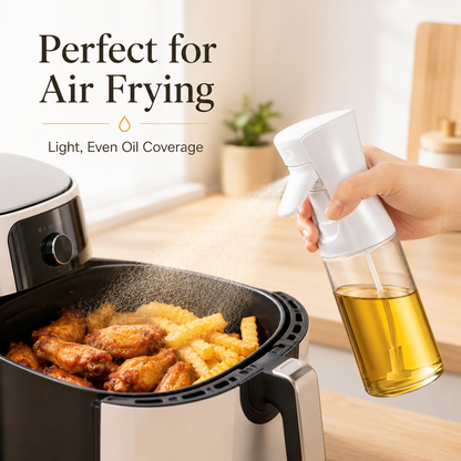 🍳 Electric Oil Sprayer Bottle – One Touch Cooking Oil Mister For Air Fryer & Healthy Cooking