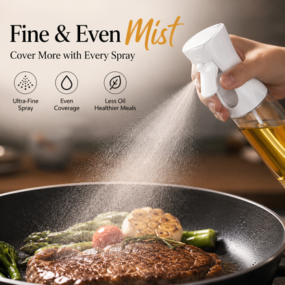 🍳 Electric Oil Sprayer Bottle – One Touch Cooking Oil Mister For Air Fryer & Healthy Cooking