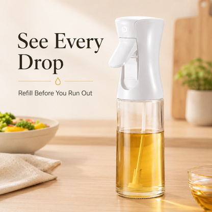 🍳 Electric Oil Sprayer Bottle – One Touch Cooking Oil Mister For Air Fryer & Healthy Cooking