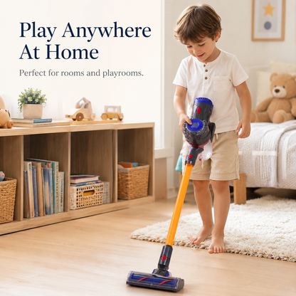 🧹 Kids’ Working Vacuum Cleaner Toy – Real Suction Pretend Play Cleaning Toy for Little Helpers