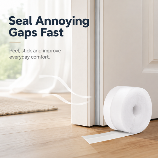 🚪 Peel & Stick Weather Seal – A Simple Fix for Drafty Doors