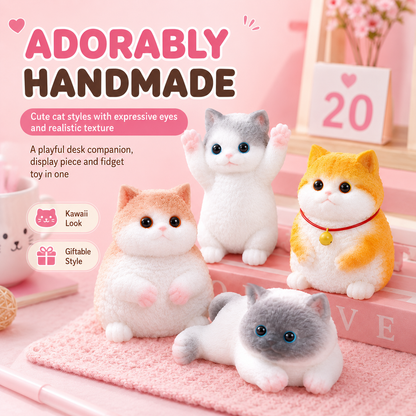 🐱 Squishy Cat & Dog Set – Cute DIY Squeeze Toy, Autism Stress Relief