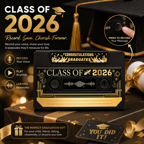 Recordable Graduation Keepsake Gift for Class of 2026