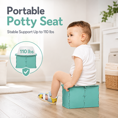 Portable Foldable Toddler Potty Seat for Travel & Camping