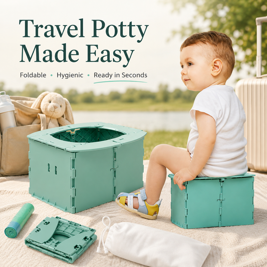 Portable Foldable Toddler Potty Seat for Travel & Camping