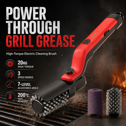🔥 Cordless Power Grill Cleaner | Fast, Effortless BBQ Cleanup