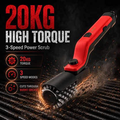 🔥 Cordless Power Grill Cleaner | Fast, Effortless BBQ Cleanup