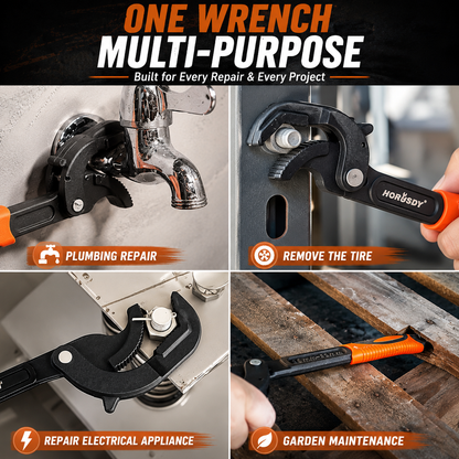 Heavy Duty Pipe Wrench Set
