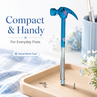6 in 1 Mini Multi-Function Floral Hammer Screwdriver Tool