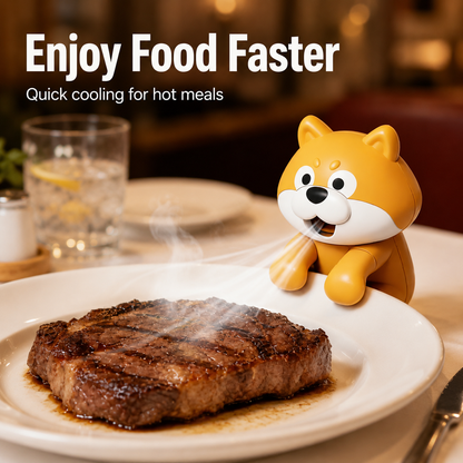 Mini Food Cooling Fan – Cute Clip-On Cooler for Hot Drinks & Meals
