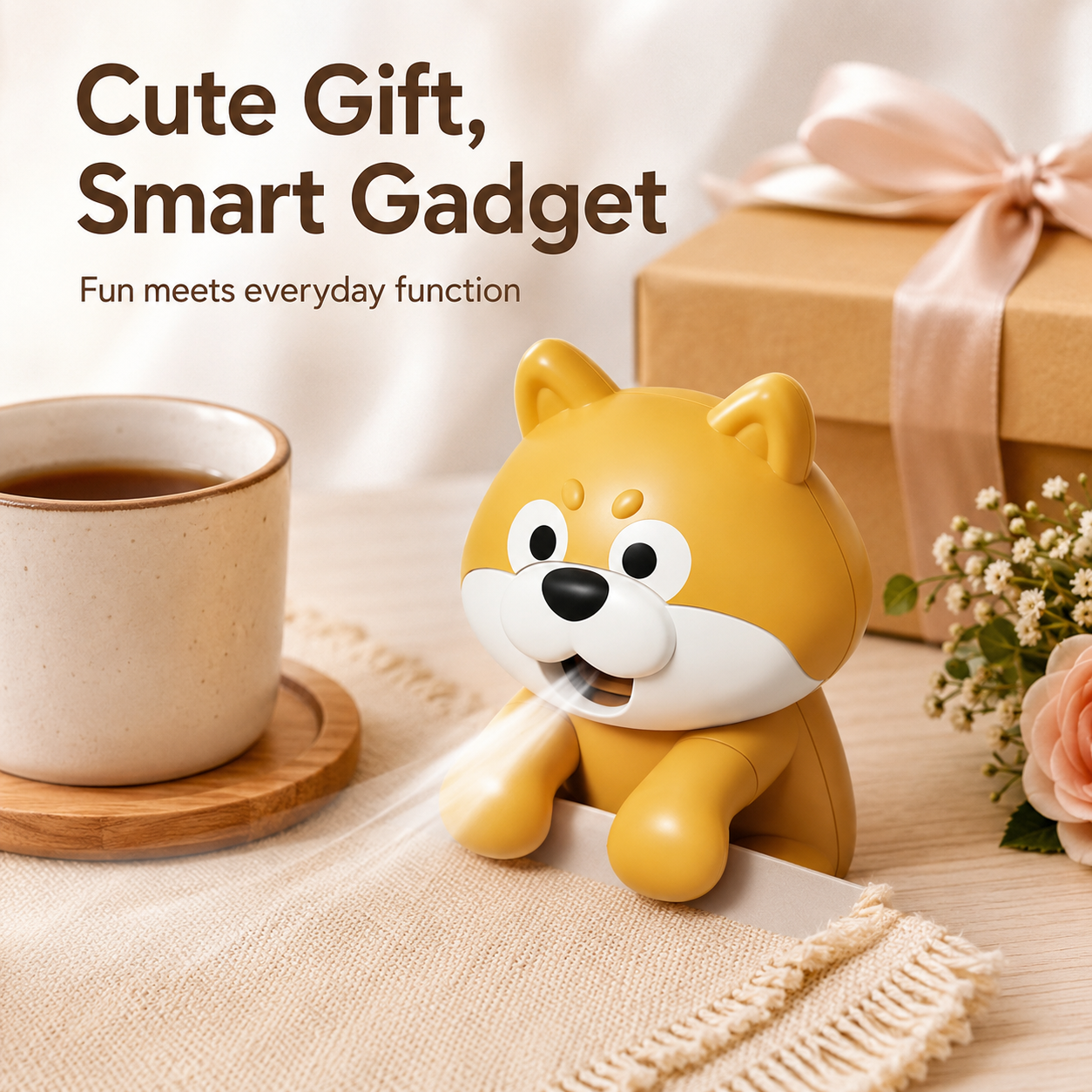 Mini Food Cooling Fan – Cute Clip-On Cooler for Hot Drinks & Meals