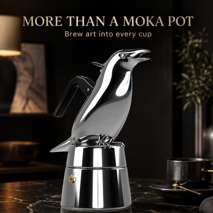 Crow-Shaped Moka Pot