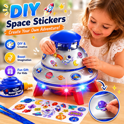 🚀 UFO Rocket Sprinkler Toy – 360° Spinning Splash Fun for Kids