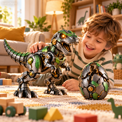 🦖🥚 NEW ARRIVAL🔥 Mechanical T-Rex Egg – From Mysterious Egg to Mighty Robotic Dinosaur! 🥚⚙️✨