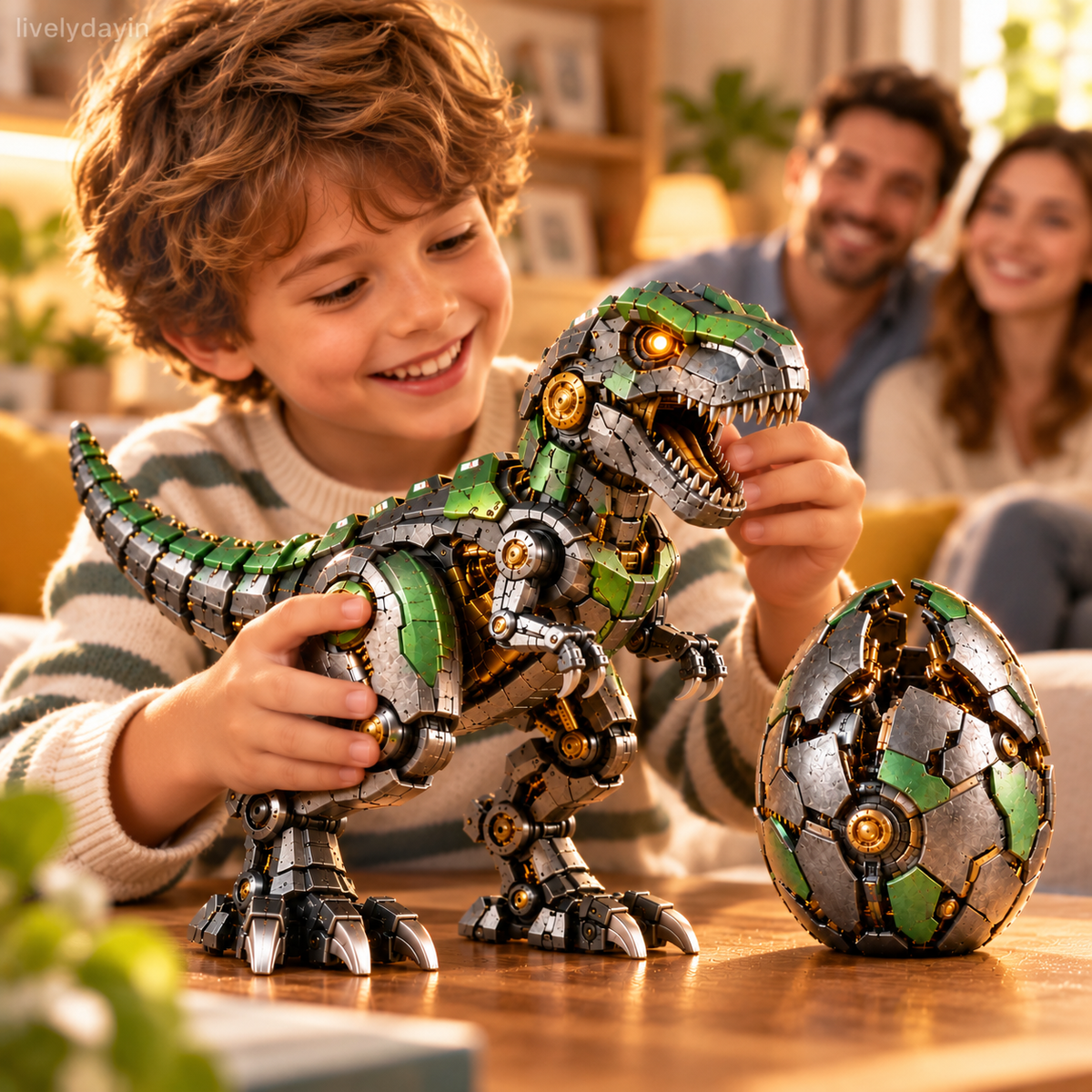 🦖🥚 NEW ARRIVAL🔥 Mechanical T-Rex Egg – From Mysterious Egg to Mighty Robotic Dinosaur! 🥚⚙️✨
