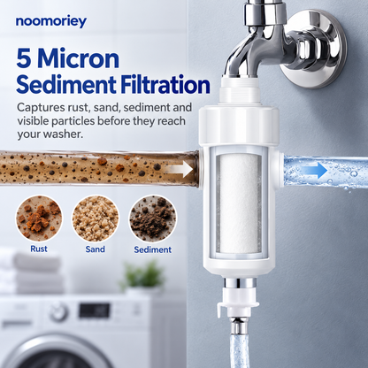 🚿 Universal Sediment Water Filter – PP Cotton Pre-Filter for Shower, Washing Machine & Toilet