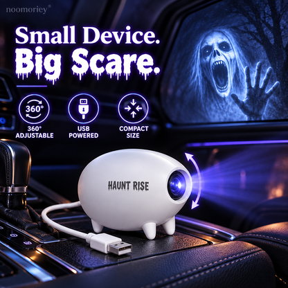 👻 ANIMATED HALLOWEEN PROJECTOR | 16 Spooky Projection Films for Windows, Walls & Party Decor