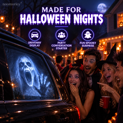 👻 ANIMATED HALLOWEEN PROJECTOR | 16 Spooky Projection Films for Windows, Walls & Party Decor