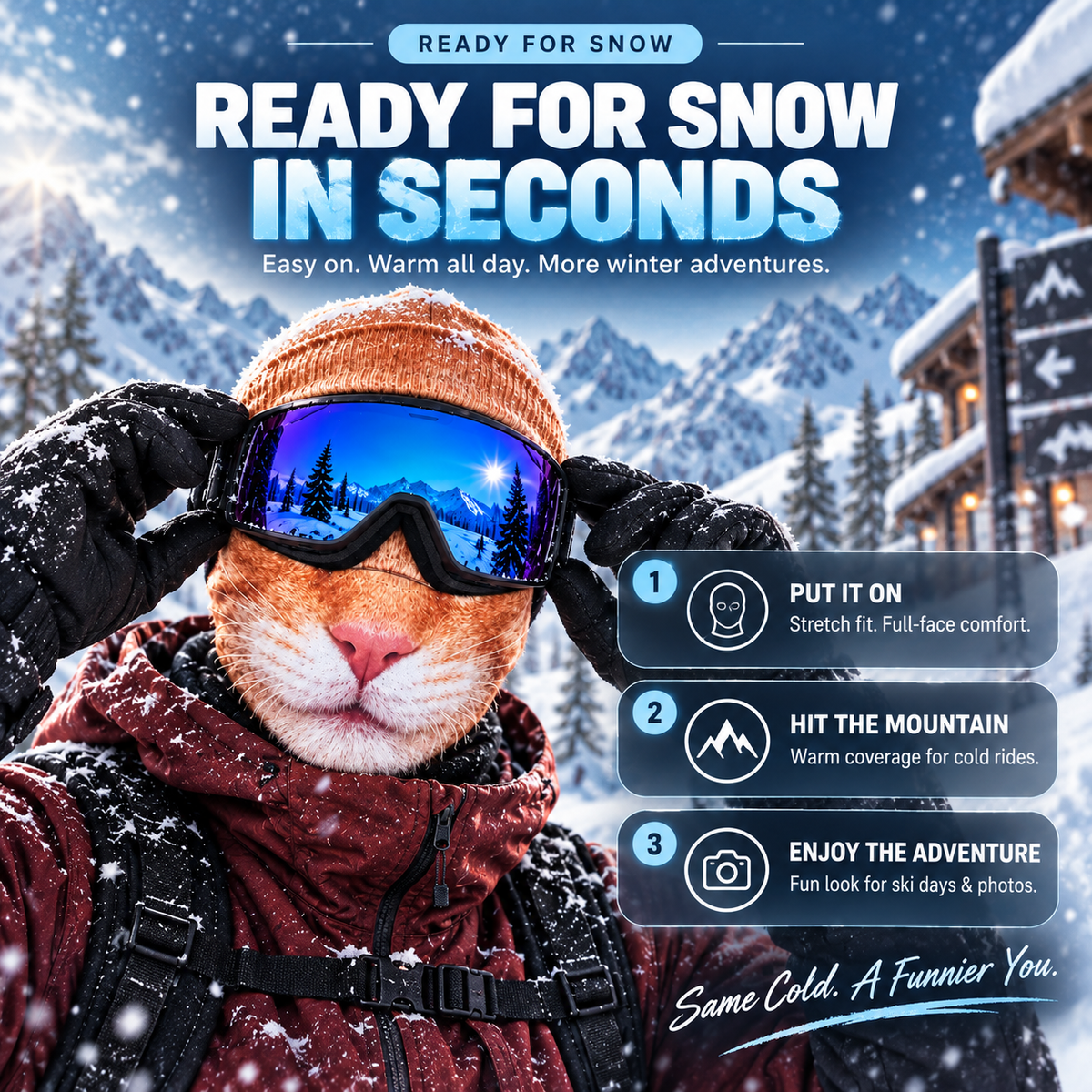 🦊❄️ 50% OFF Animal Face Ski Mask – The Funniest Winter Balaclava Everyone Will Ask About
