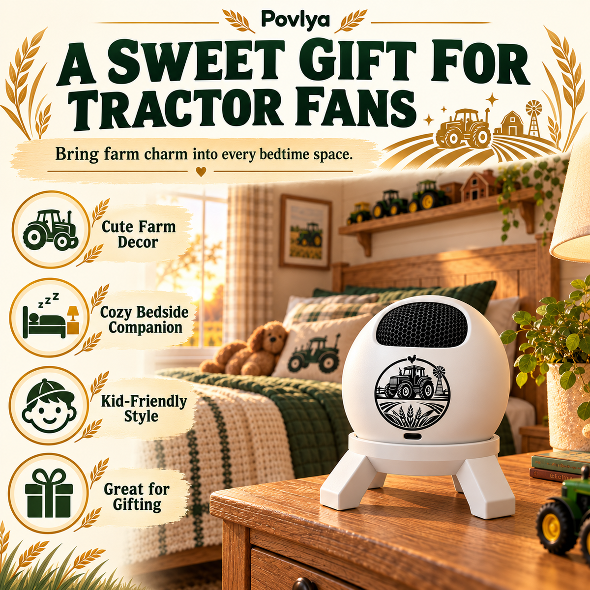 🚜 Tractor Dream Projector ✨ Bring the Farm Adventure Home