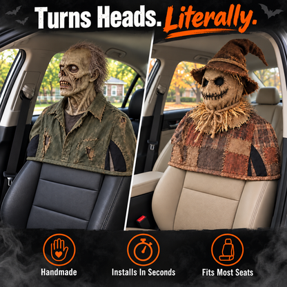 💀Rotating Head Halloween Prank Decoration